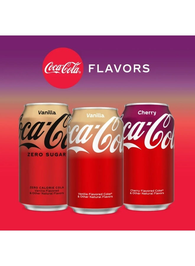 Coca-Cola Vanilla Soda USA – 12 Pack (335ml Cans) - Image 5